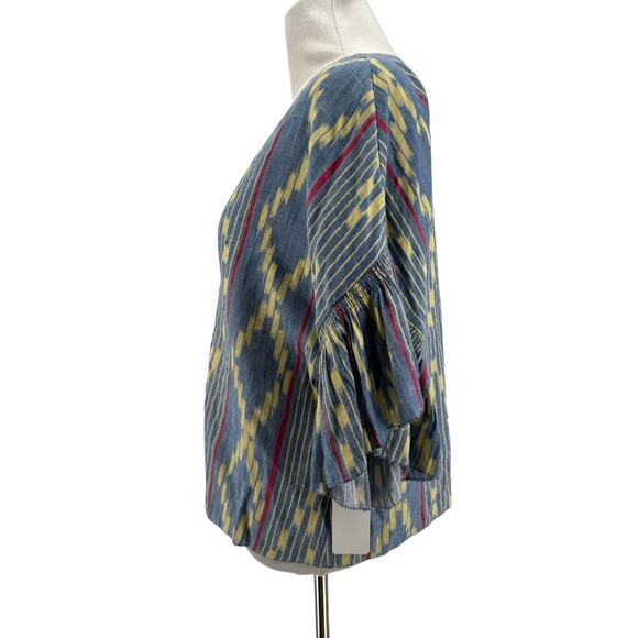 Saylor Women's Multicolor Emely Crop Top Blouse Size Medium NEW - Picture 4 of 6